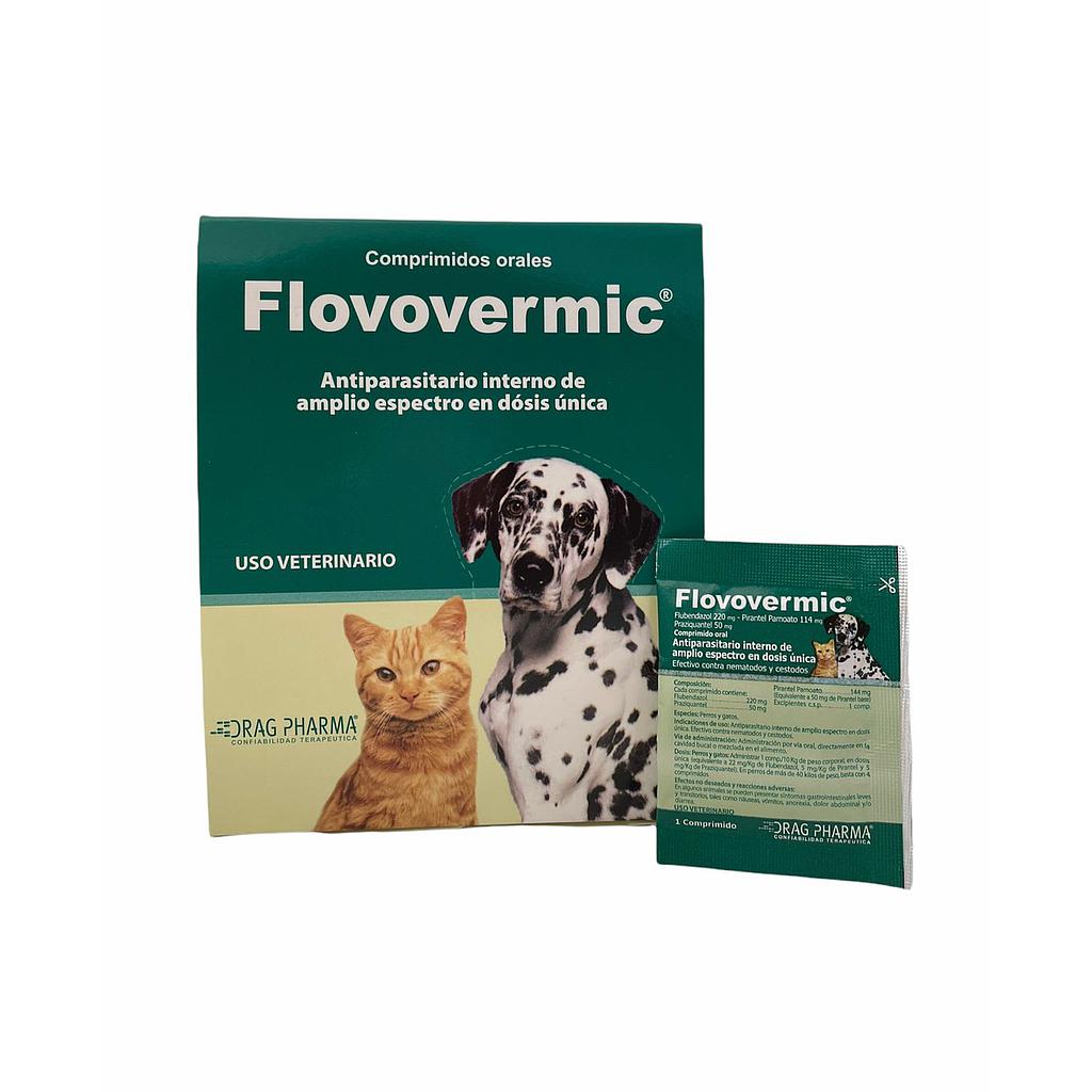 ANTIPARASITARIO FLOVOVERMIC 1 COMPRIMIDO HASTA 10KG