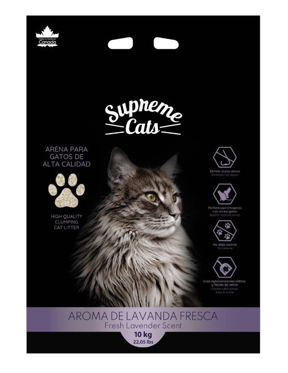 ARENA SANITARIA SUPREME CAT LAVANDA 10KG