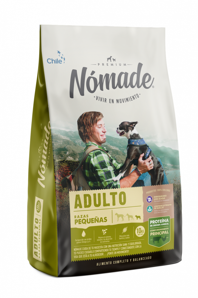 SACO NOMADE ADULTO RAZAS PEQUEÑAS 10KG