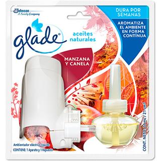 GLADE AROMATIZANTE ELECTRICO MANZANA CANELA 21ML