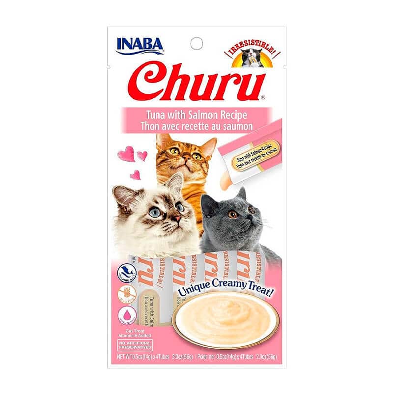 CHURU GATO ATUN CON SALMON 4UN