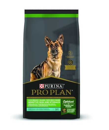 PRO PLAN SENSITIVE SKIN Y STOMACH PAVO RAZAS MEDIANAS 3KG