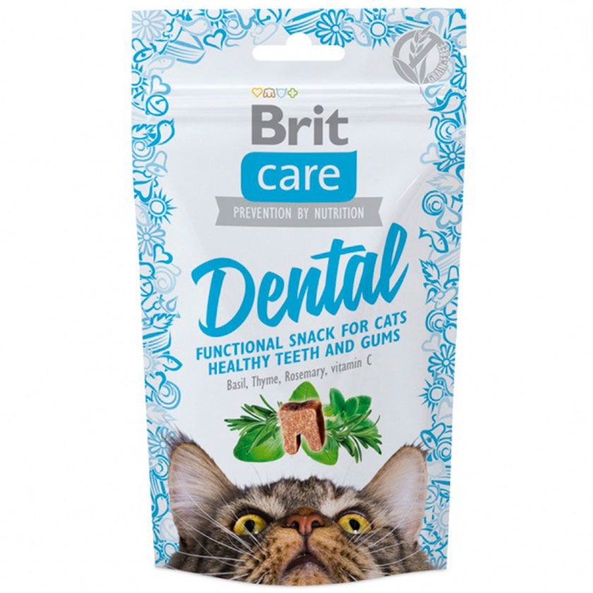 BRIT CARE CAT SNACK DENTAL FUNCTIONAL 50G