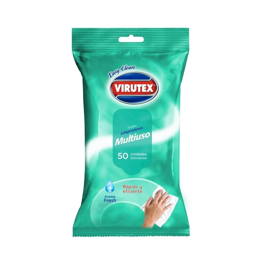 TOALLAS MULTIUSO FRESH VIRUTEX 50UN
