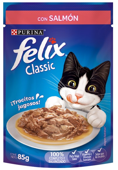 POUCH FELIX SALMON 85G