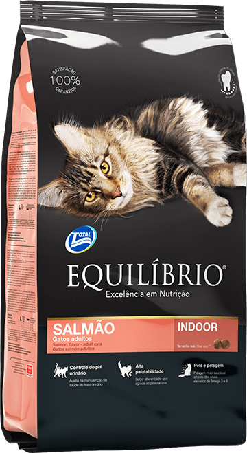 EQUILIBRIO GATOS ADULTOS SALMON INDOOR 1.5 KG