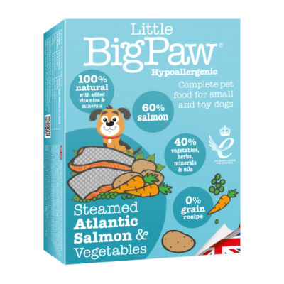 LITTLE BIG PAW PERRO TERRINA SALMON ATLANTICO 150GR