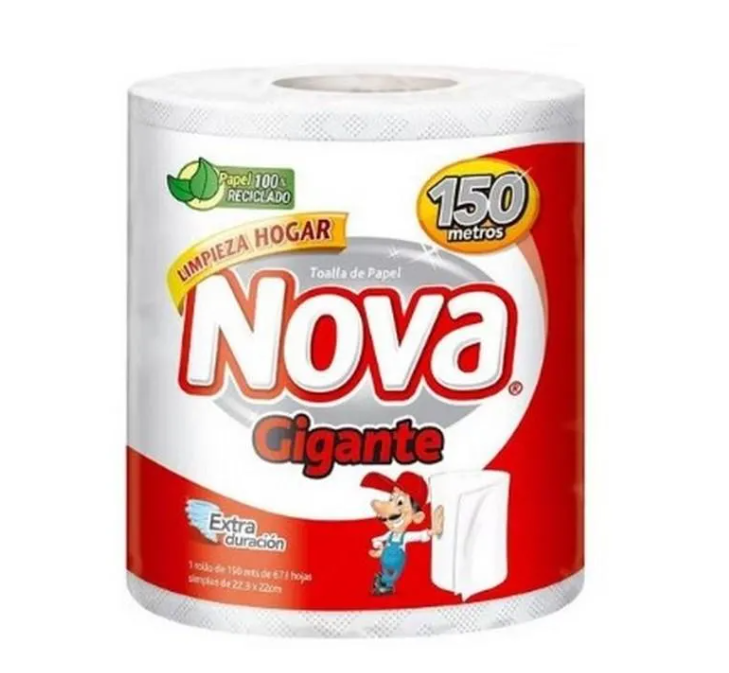 TOALLA NOVA GIGANTE UNA HOJA 150MTS