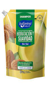 SHAMPOO BALLERINA PALTA Y ALMENDRA SIN SAL 750ML