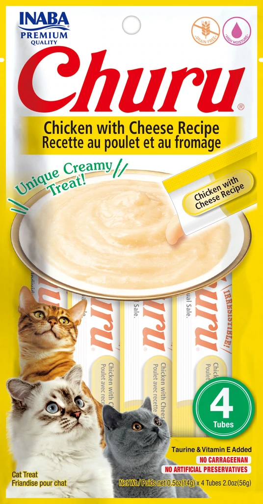 CHURU GATO POLLO CON QUESO 4UN