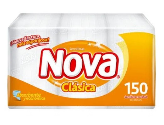 SERVILLETA NOVA CLASICA 150UN