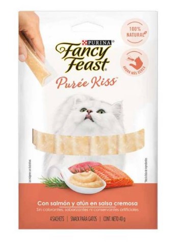 FANCY FEAST PUREE KISS SALMON Y ATUN 40GR