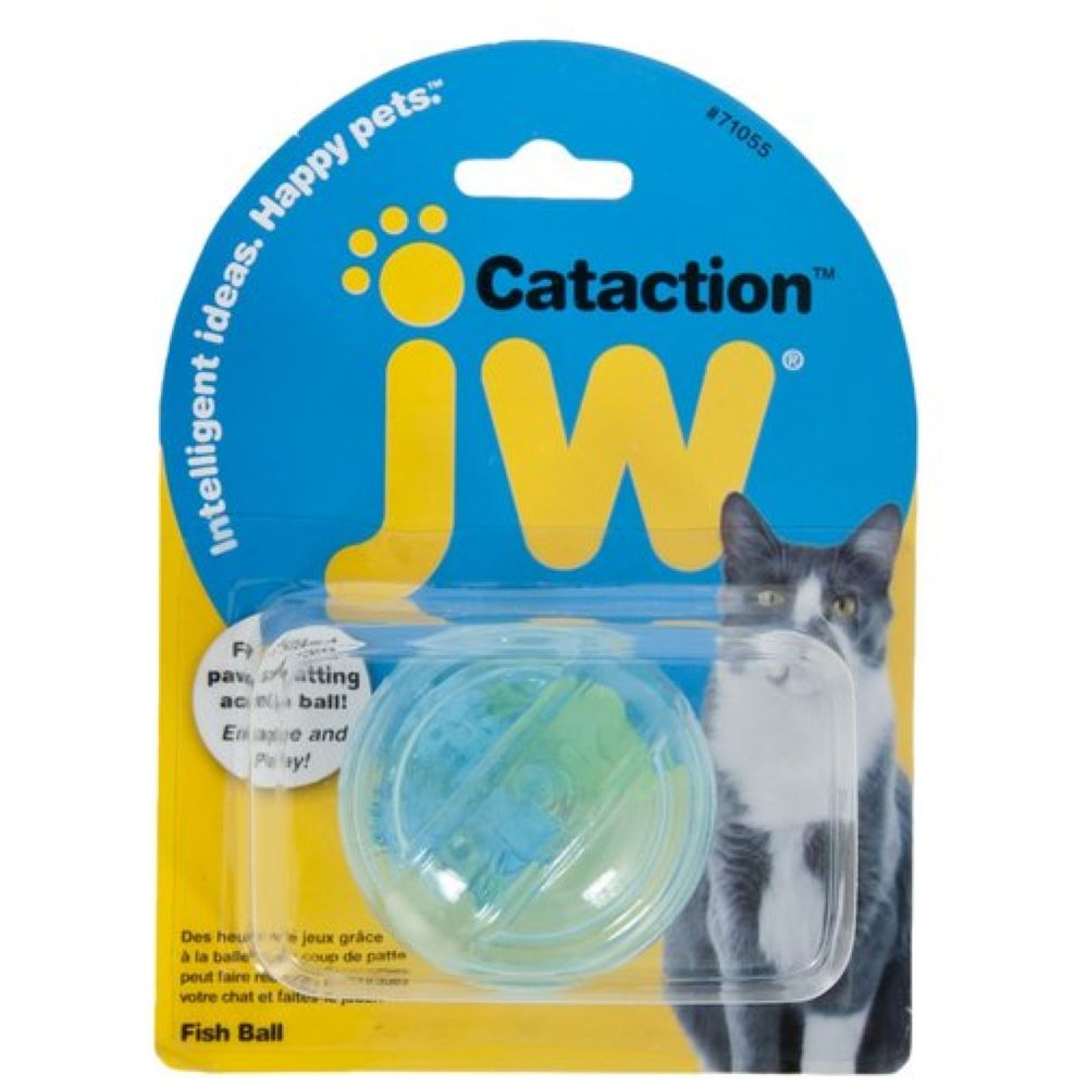 JW JUGUETE GATO FISH BALL