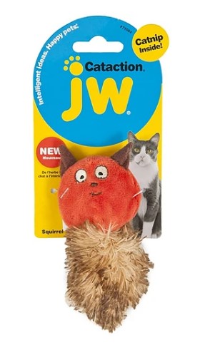 JW PELUCHE ARDILLA CATNIP