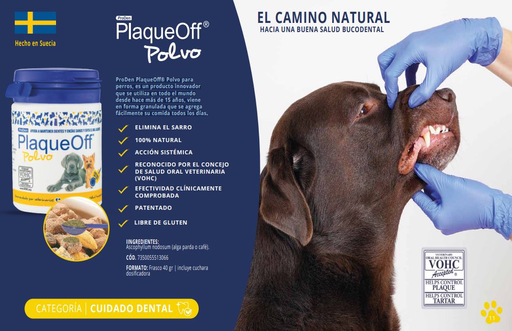 PLAQUE OFF POLVO PERRO 40GR