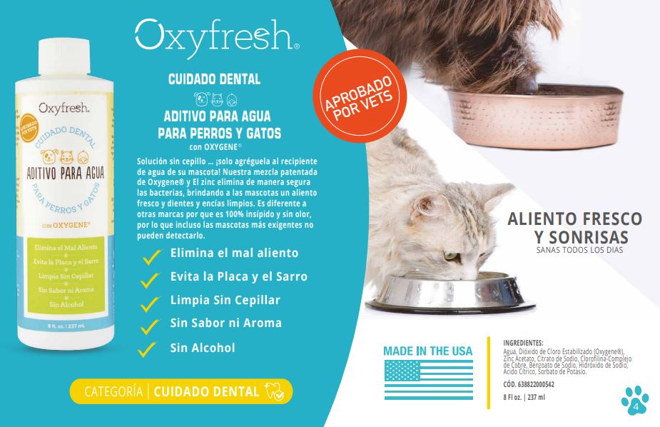 OXYFRESH ADITIVO PARA AGUA 237ML