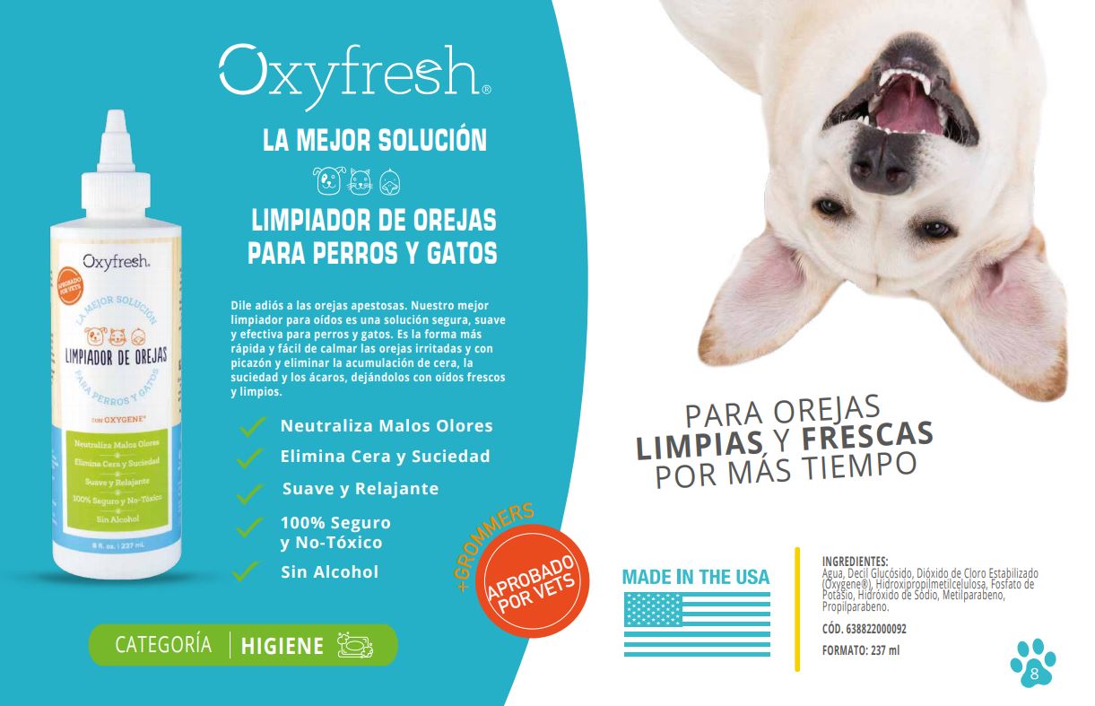 OXYFRESH LIMPIADOR DE OREJAS 237ML